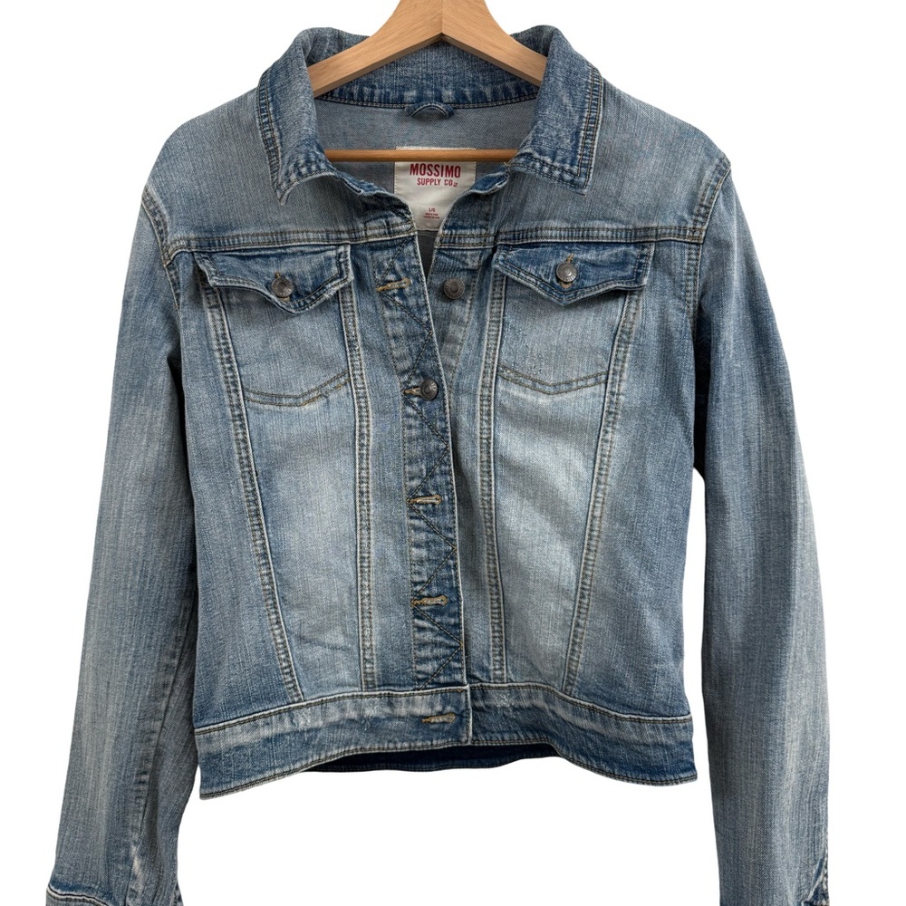 Mossimo Supply Co. Vintage Women's Denim Blue Jacket